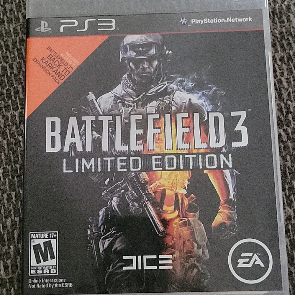 PS 3 GAMES COD MW3 BATTLEFIELD 3 LIMITED EDITION Video Games